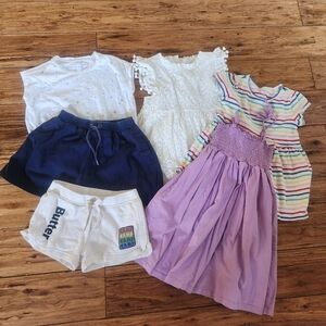 Bundle Of Spring/Summer Clothes 5T Girls (Includes Polo Ralph, Rockets Of Awesom